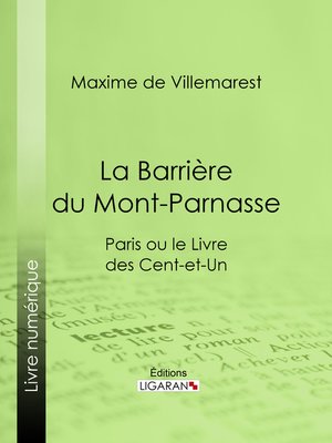 cover image of La Barrière du Mont-Parnasse